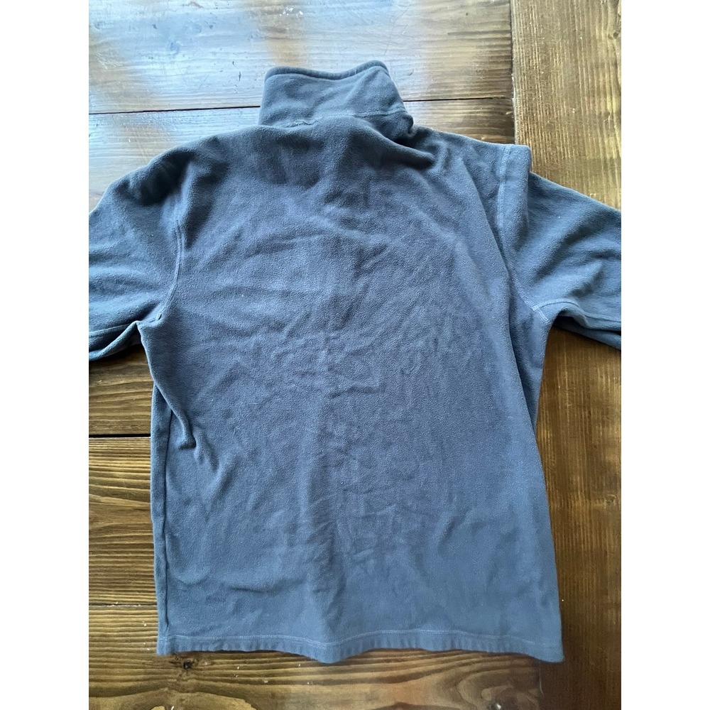 The North Face Mens Gray Pink Quarter Zip Fleece Pullover Thumbhole Sleeve - Picture 6 of 7